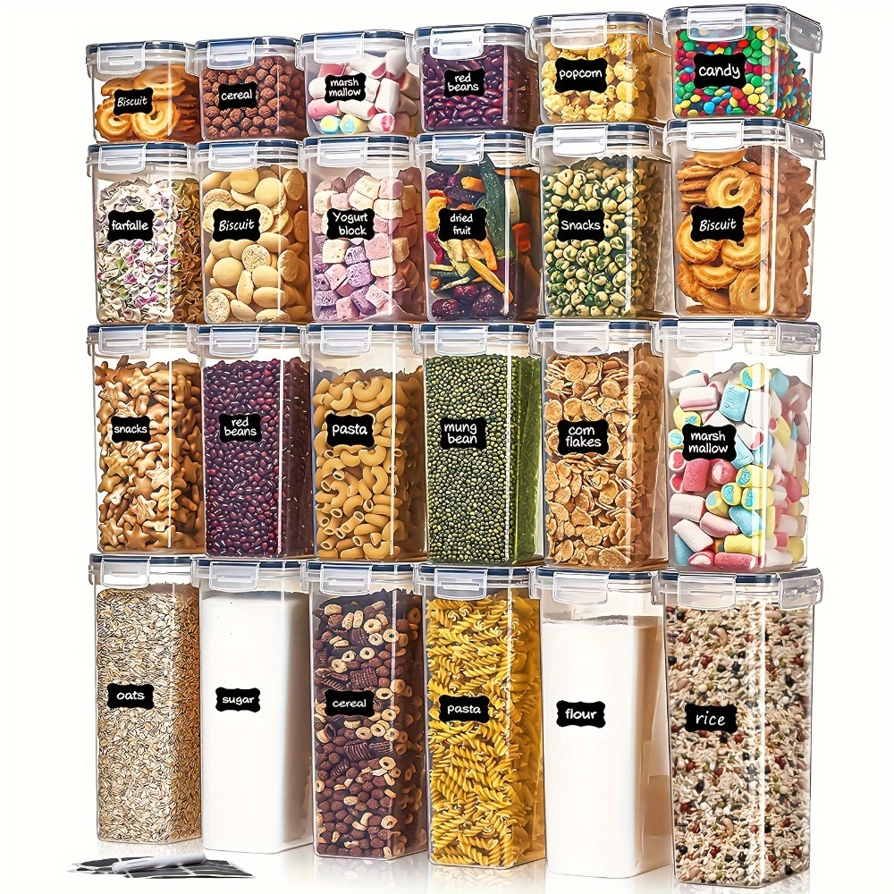 Food Storage Containers Set - 24 ชิ้น กล่องเก็บอาหาร 12 กล่อง 12