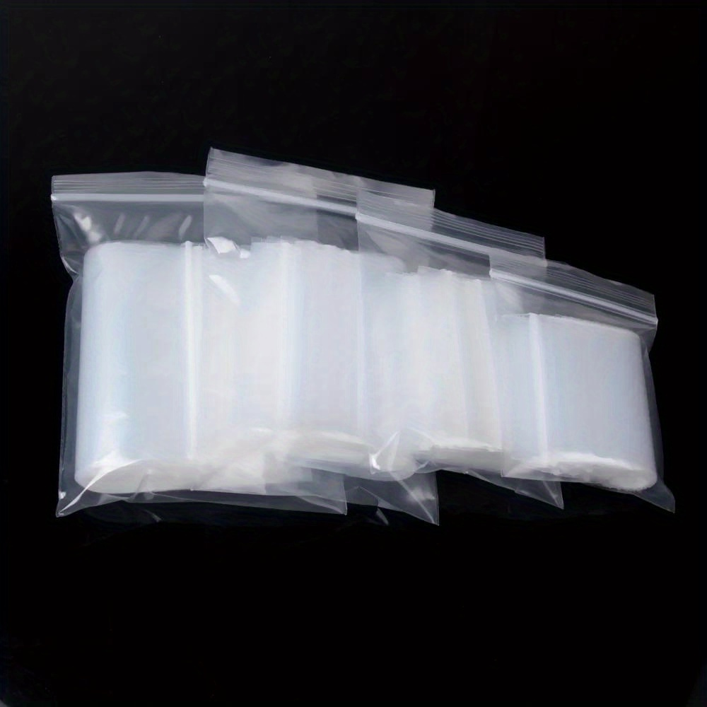 Food Storage Ziploc Bags - 100 ชิ้น, หนาซิปล็อค Ziplock กระเป๋า Heavy-Duty