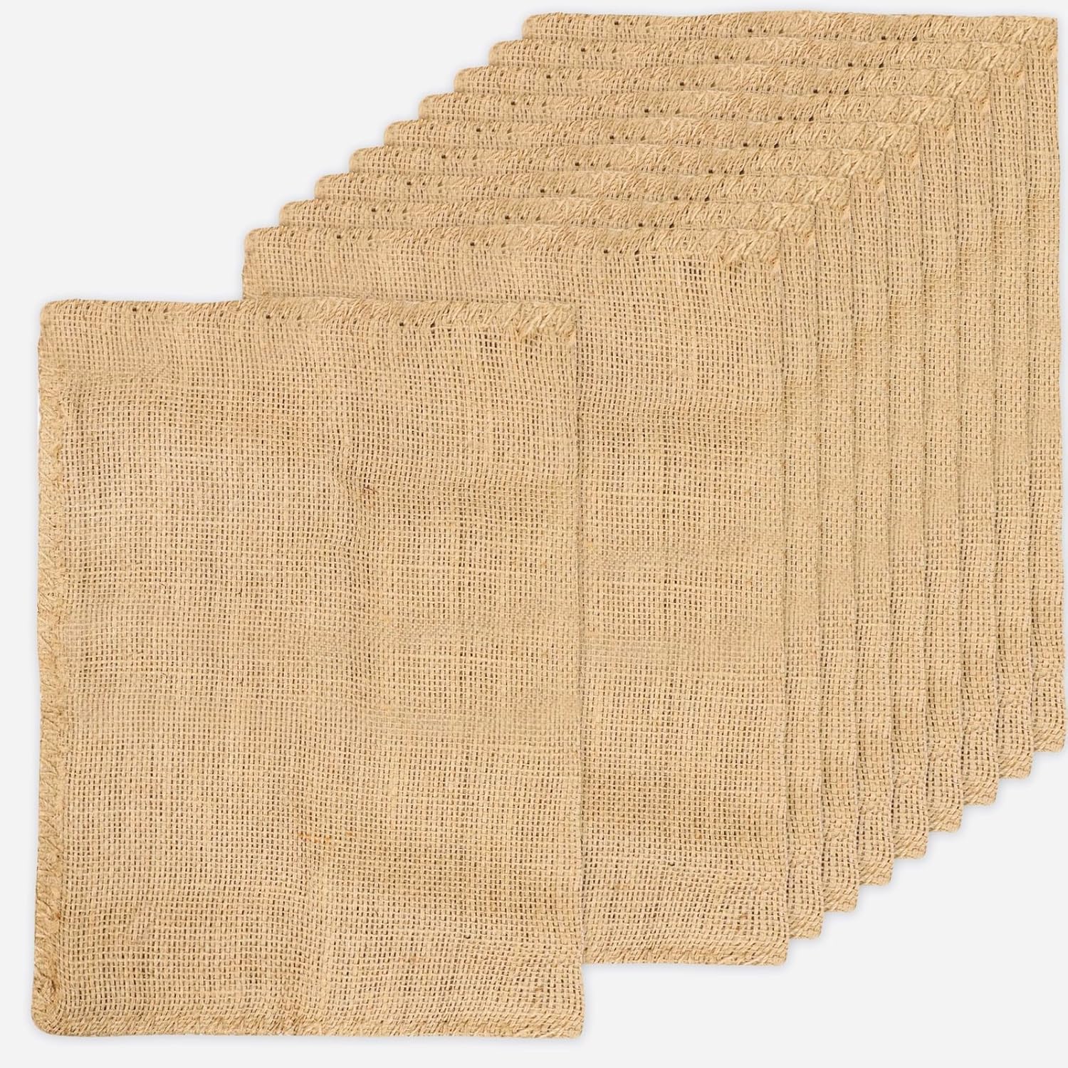 Food Storage Roots - 1PC ธรรมชาติ Jute Burlap กระสอบ Reusable