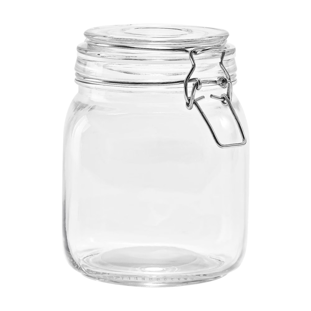 Food Storage Plastic Containers With Lids - โหลแก้วเก็บอาหาร Mainstays ขนาด 38 ออนซ์ พร้อมฝาปิดล็อคแน่นสนิท