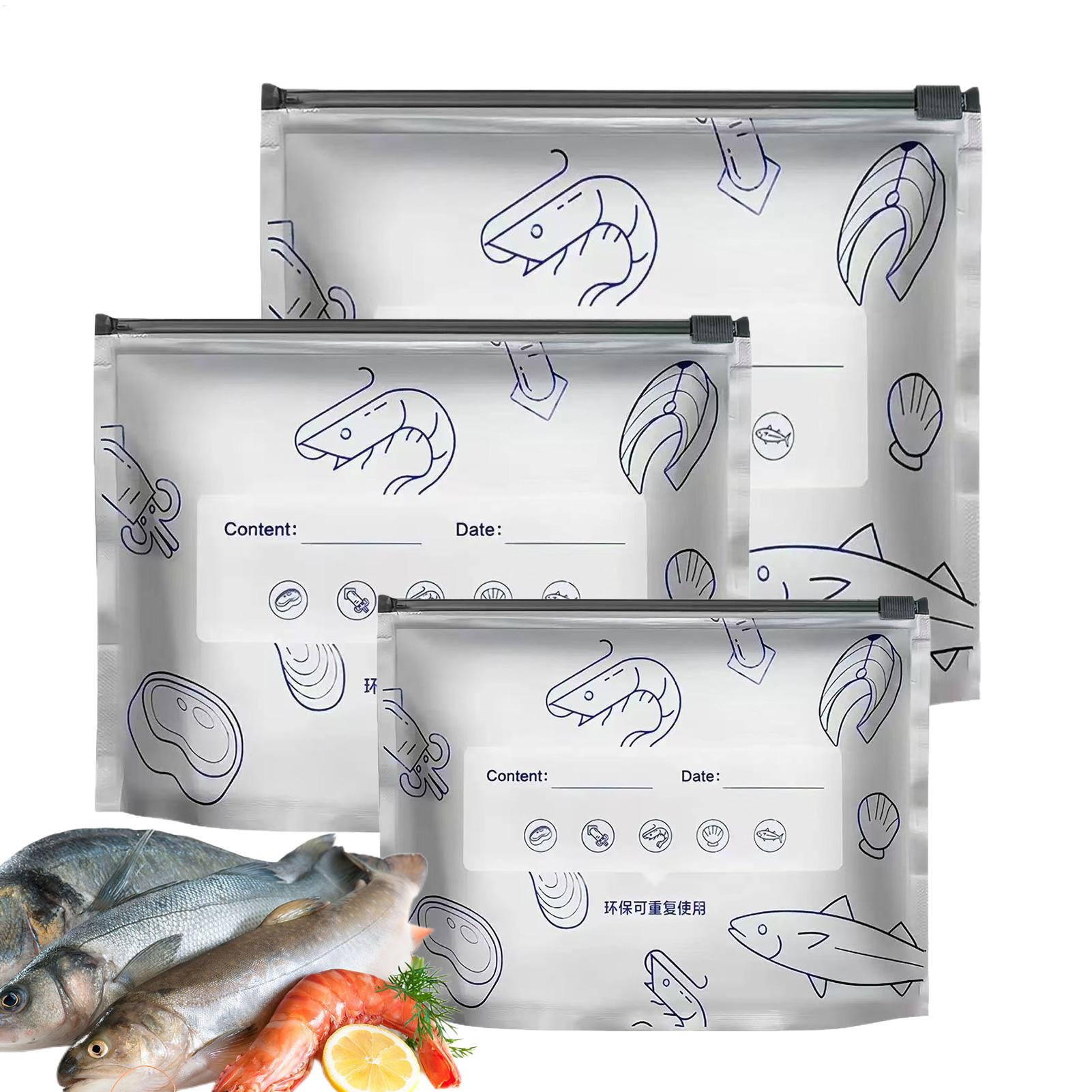 Food Storage Ziploc Bags - ถุงฟอยล์อลูมิเนียมใส่อาหาร 30 ชิ้น ถุงซิปล็อคเก็บความสดสำหรับครัว ถุงแช่แข็งแบบตั้งได้ ใช้ซ้ำได้