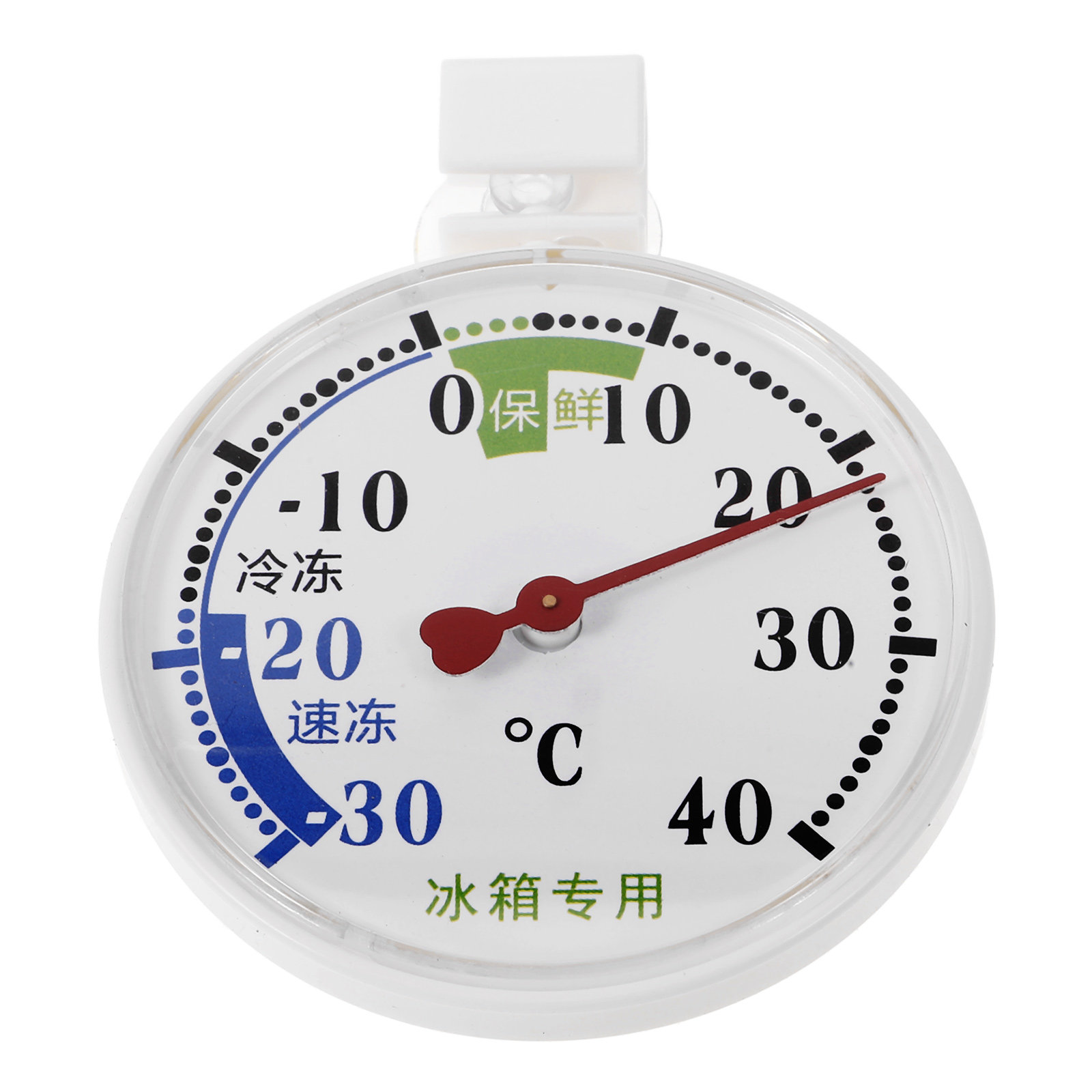 Food Storage And Temperature - เทอร์โมมิเตอร์วัดอุณหภูมิสูง-ต่ำสำหรับตู้เย็น ตู้แช่แข็ง ห้องเย็น อาหาร พร้อมถ้วยดูด บันทึกค่าสูงสุด-ต่ำสุด