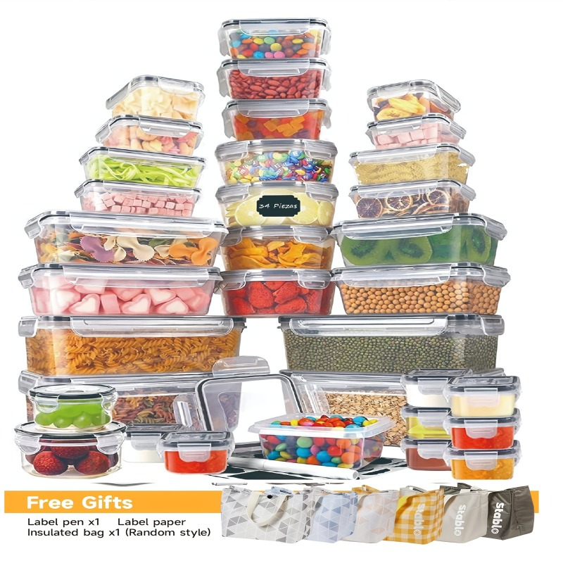 Food Storage Meals - ชุดเก็บอาหารปลอดสาร BPA 48 ชิ้น – ภาชนะสุญญากาศ