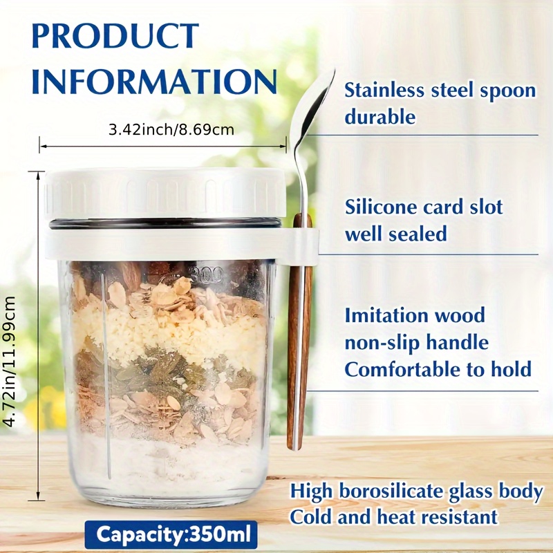แก้วโอ๊ตมีล 1 ชิ้น/2 ชิ้น พร้อ - Food Storage Canister บทวิจารณ์และราคา