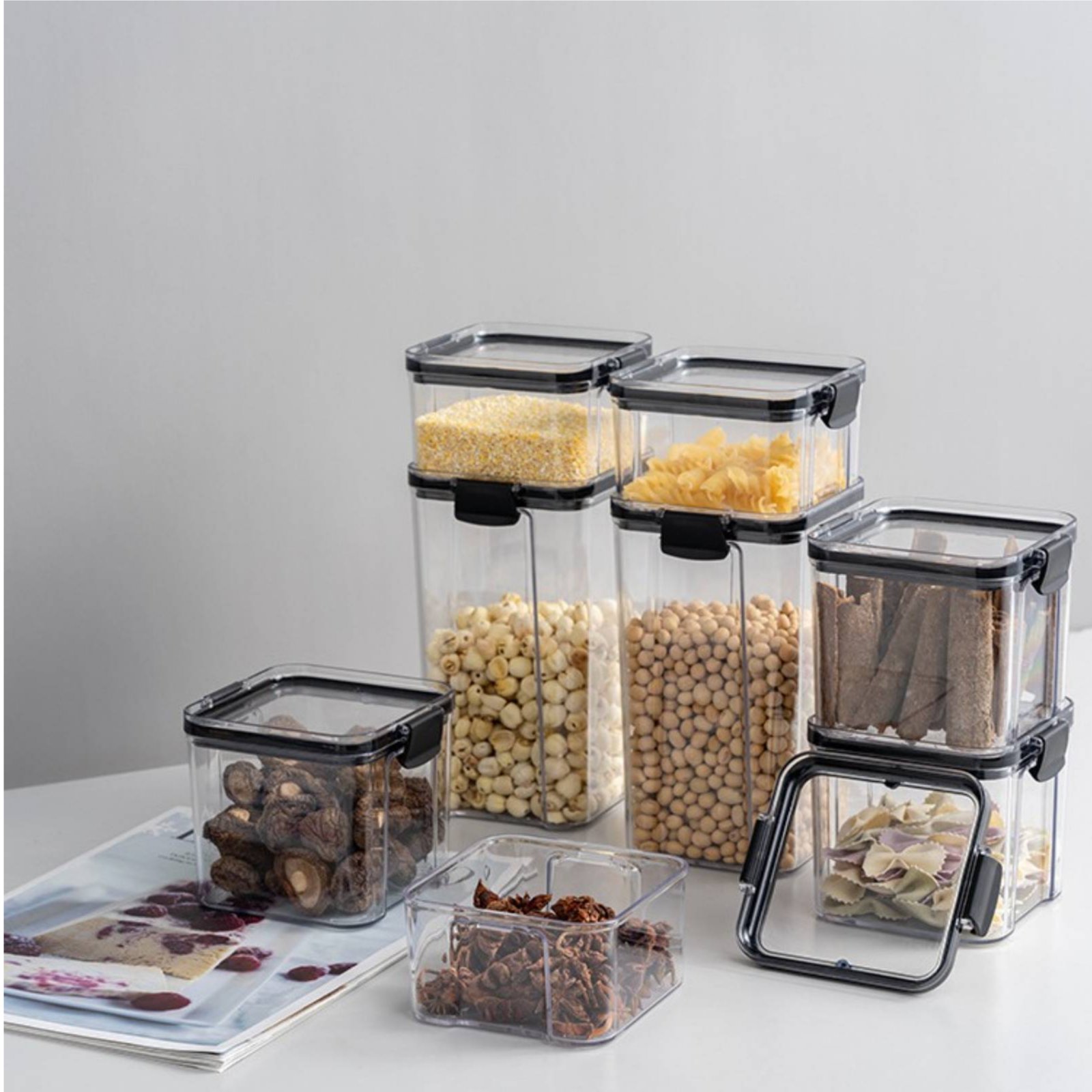 ภาชนะเก็บอาหารสุญญากาศ ทนความช - Food Storage Canister บทวิจารณ์และราคา