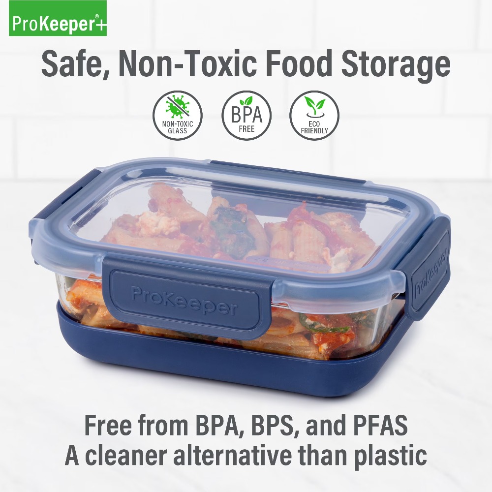 ภาชนะเก็บอาหารแก้วขนาด 2.8 คัพ - Food Storage Glass Containers บทวิจารณ์และราคา