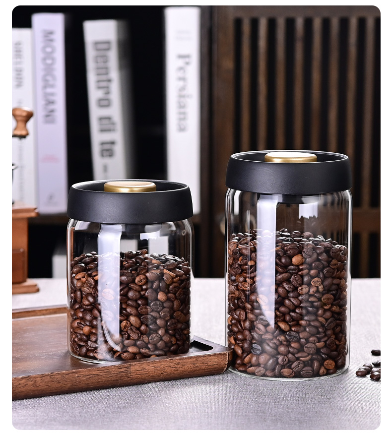 โถเก็บเมล็ดกาแฟ, โถสุญญากาศ, โ - Food Storage Jar Glass บทวิจารณ์และราคา