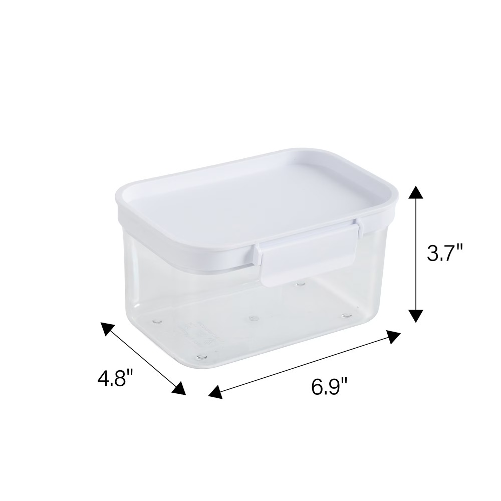 กล่องเก็บอาหารพลาสติกทรงสี่เหล - Food Storage Plastic Containers With Lids บทวิจารณ์และราคา