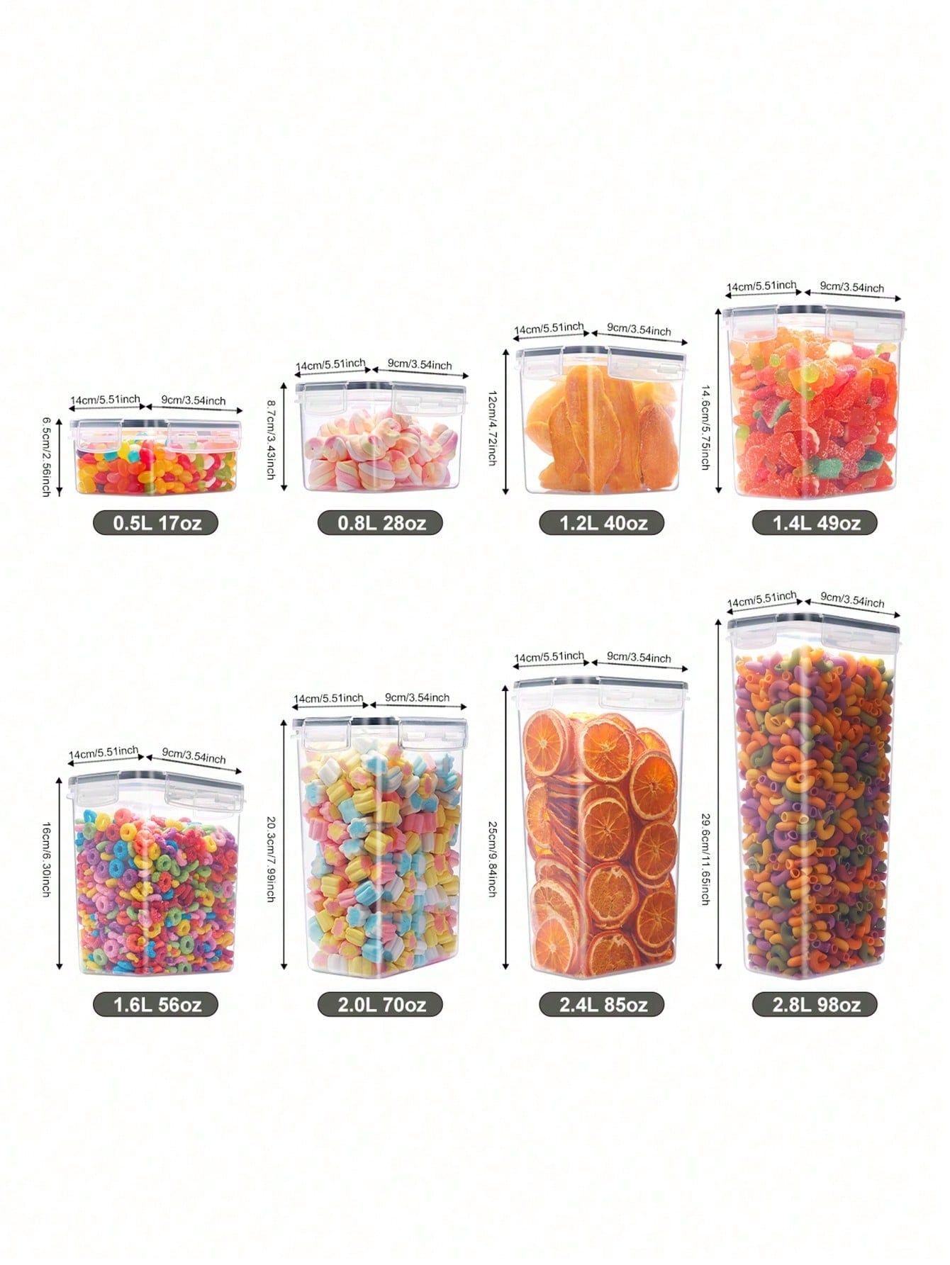 ชุดภาชนะเก็บอาหารแบบปิดสนิท 48 - Food Storage Plastic Containers With Lids บทวิจารณ์และราคา