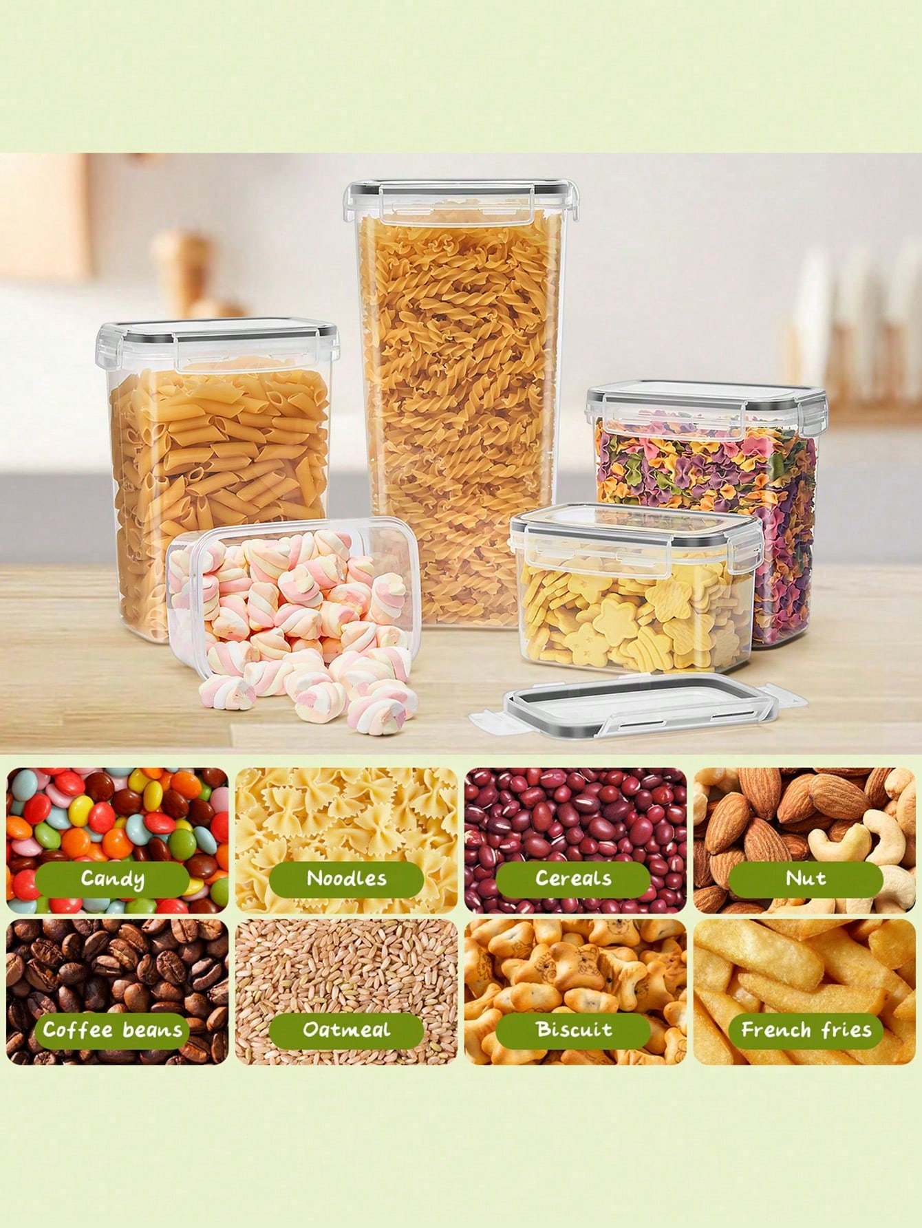 ชุดภาชนะเก็บอาหารแบบปิดสนิท 48 - Food Storage Plastic Containers With Lids บทวิจารณ์และราคา