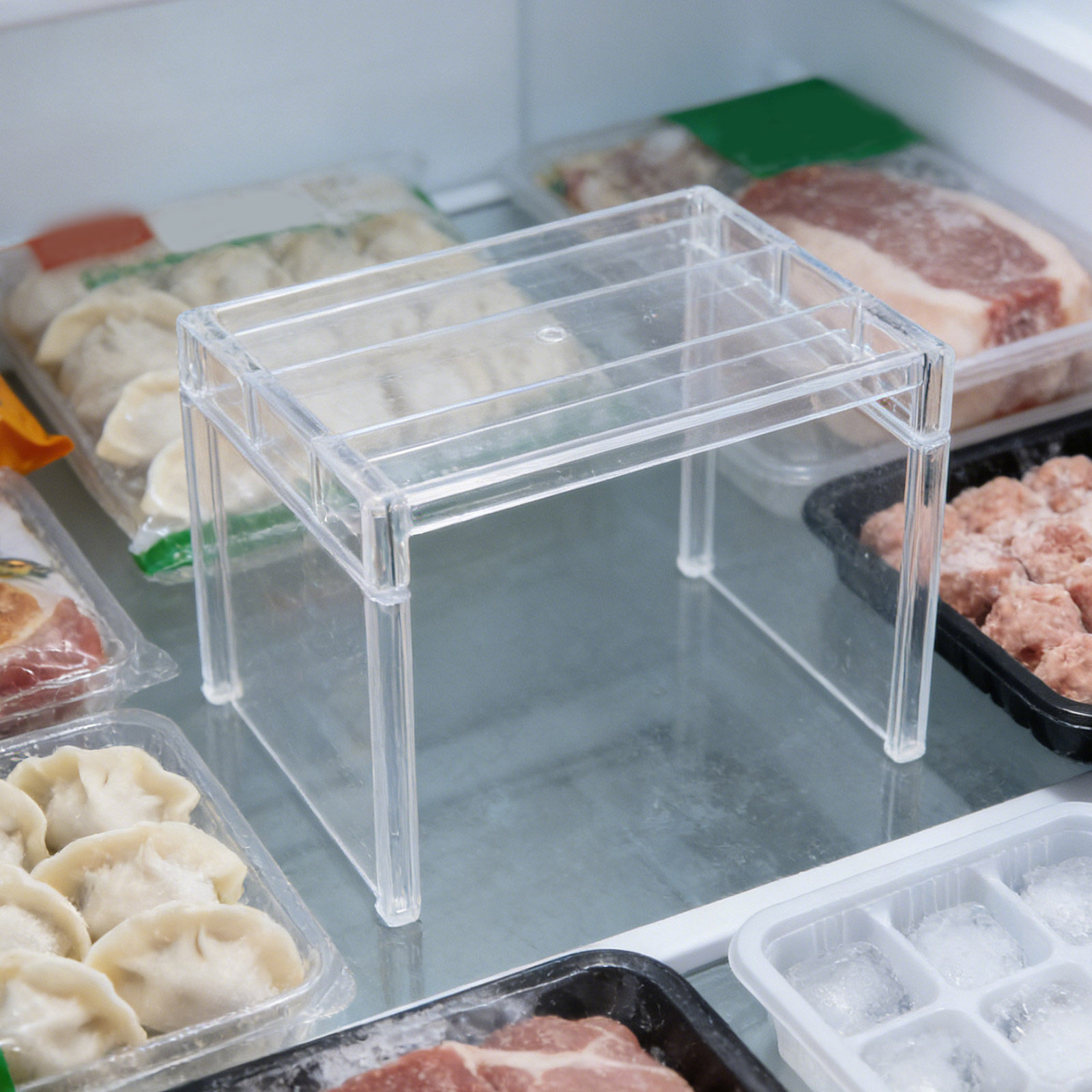 ชั้นวางของในตู้เย็นแบบใส 2 ชิ้ - Food Storage Dividers บทวิจารณ์และราคา