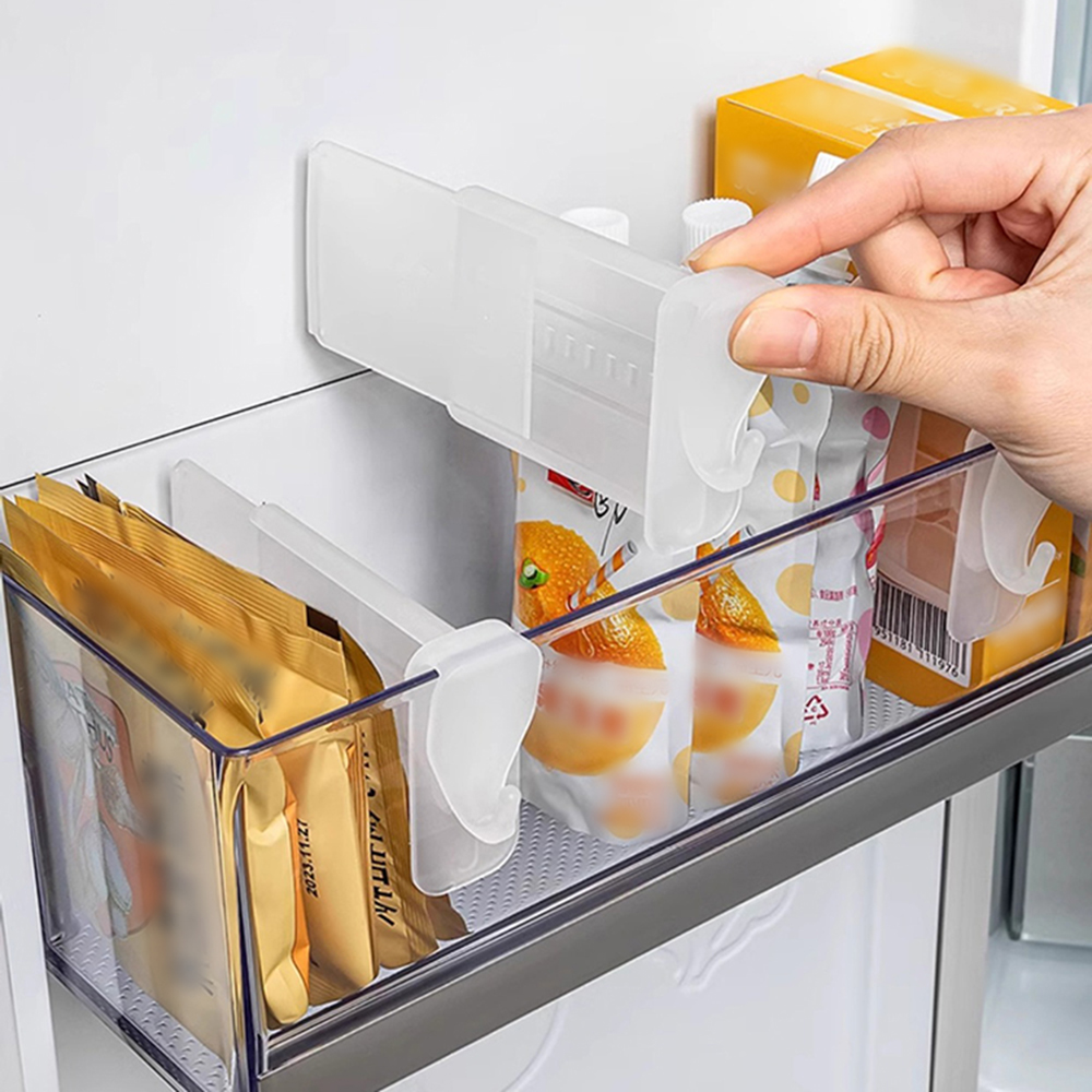 ตัวแบ่งช่องตู้เย็นแบบใส 4/8 ชิ - Food Storage Dividers บทวิจารณ์และราคา