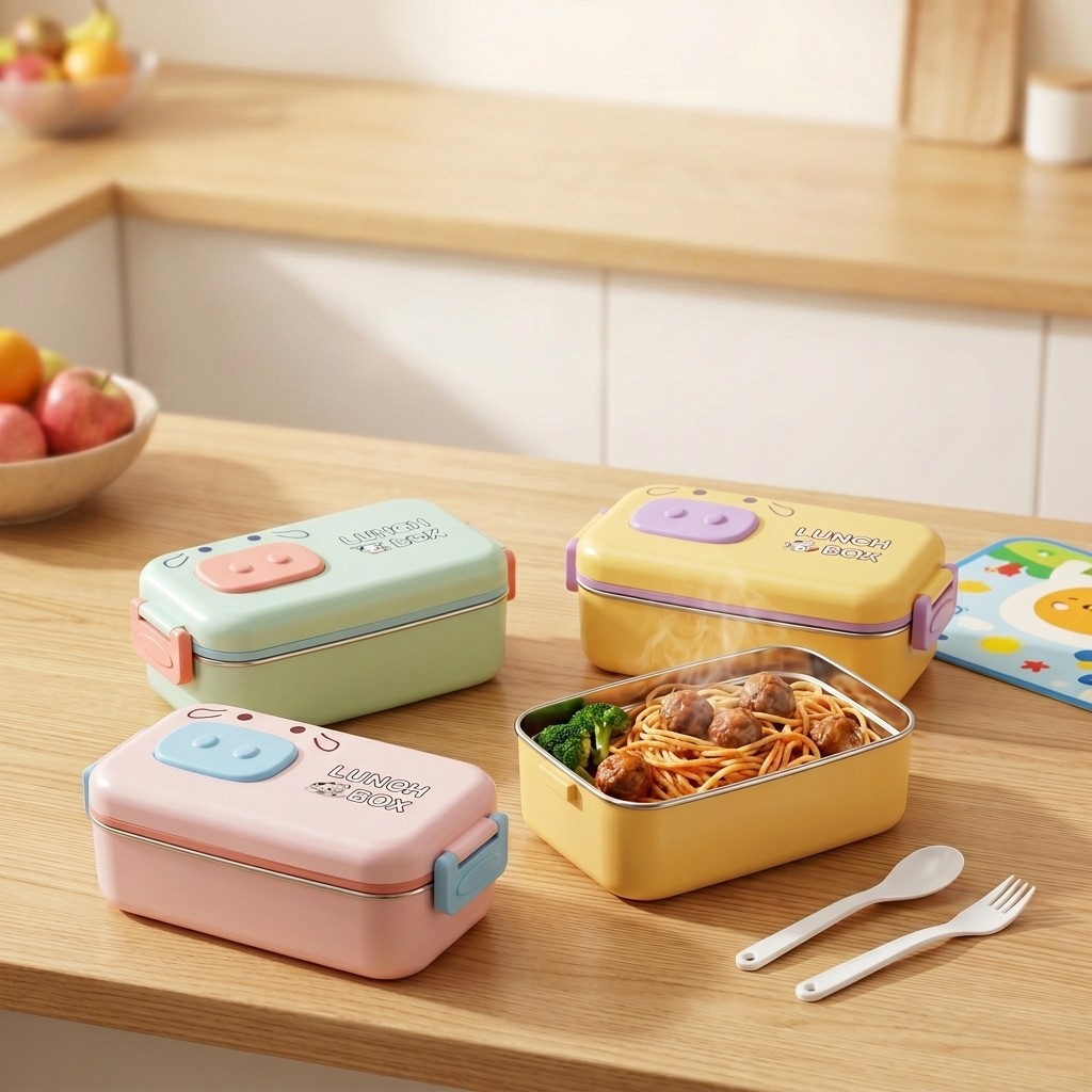 กล่องเบนโตะสแตนเลส 304 ป้องกัน - Food Storage Dividers บทวิจารณ์และราคา