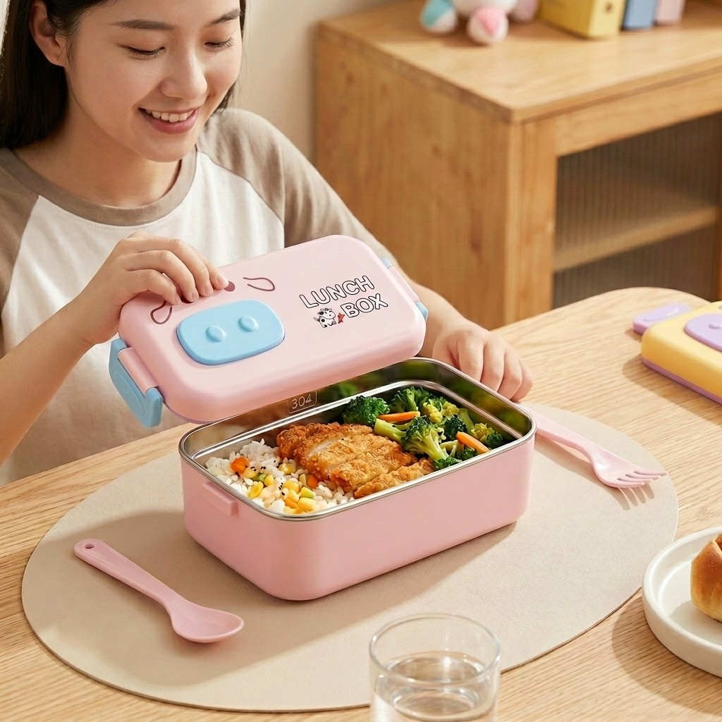 กล่องเบนโตะสแตนเลส 304 ป้องกัน - Food Storage Dividers บทวิจารณ์และราคา