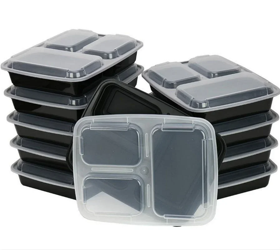 7 แพ็ค 3 ช่องภาชนะเตรียมอาหารห - Food Storage With Compartments บทวิจารณ์และราคา