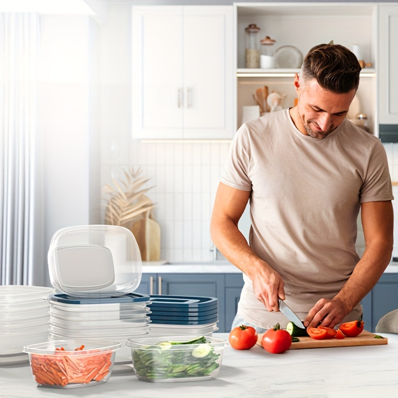 ชุดภาชนะเก็บอาหารพลาสติกใสแบบซ - Food Storage Containers Set บทวิจารณ์และราคา