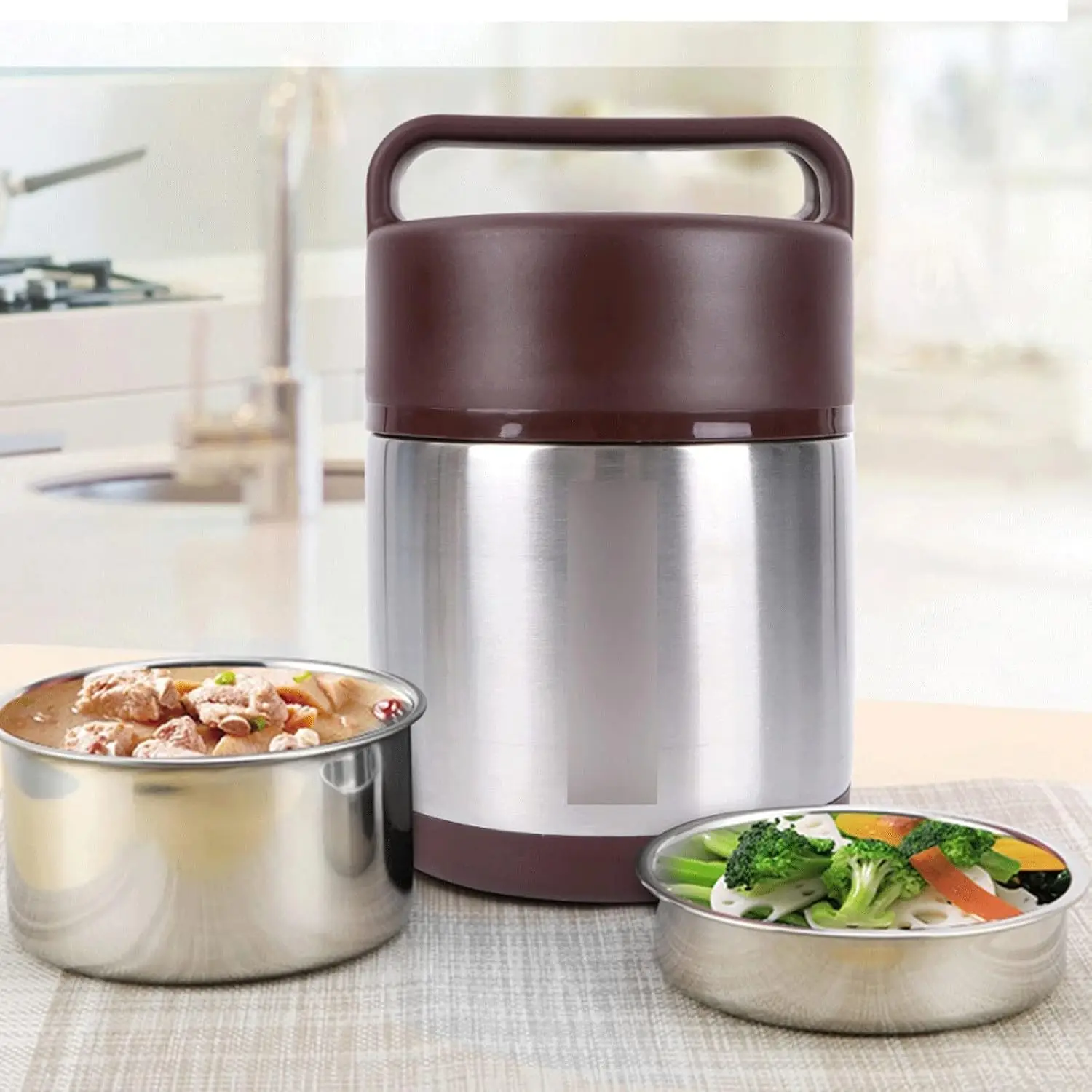 กล่องอาหารกลางวันเบนโตะสำหรับผ - Food Storage Large บทวิจารณ์และราคา