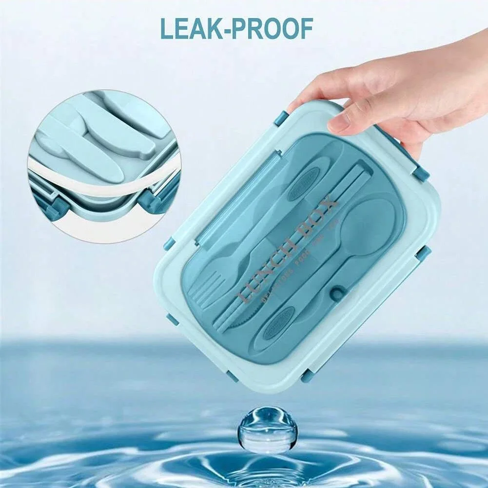 กล่องเบนโตะสำหรับผู้ใหญ่ 3 ช่อ - Food Storage With Compartments บทวิจารณ์และราคา