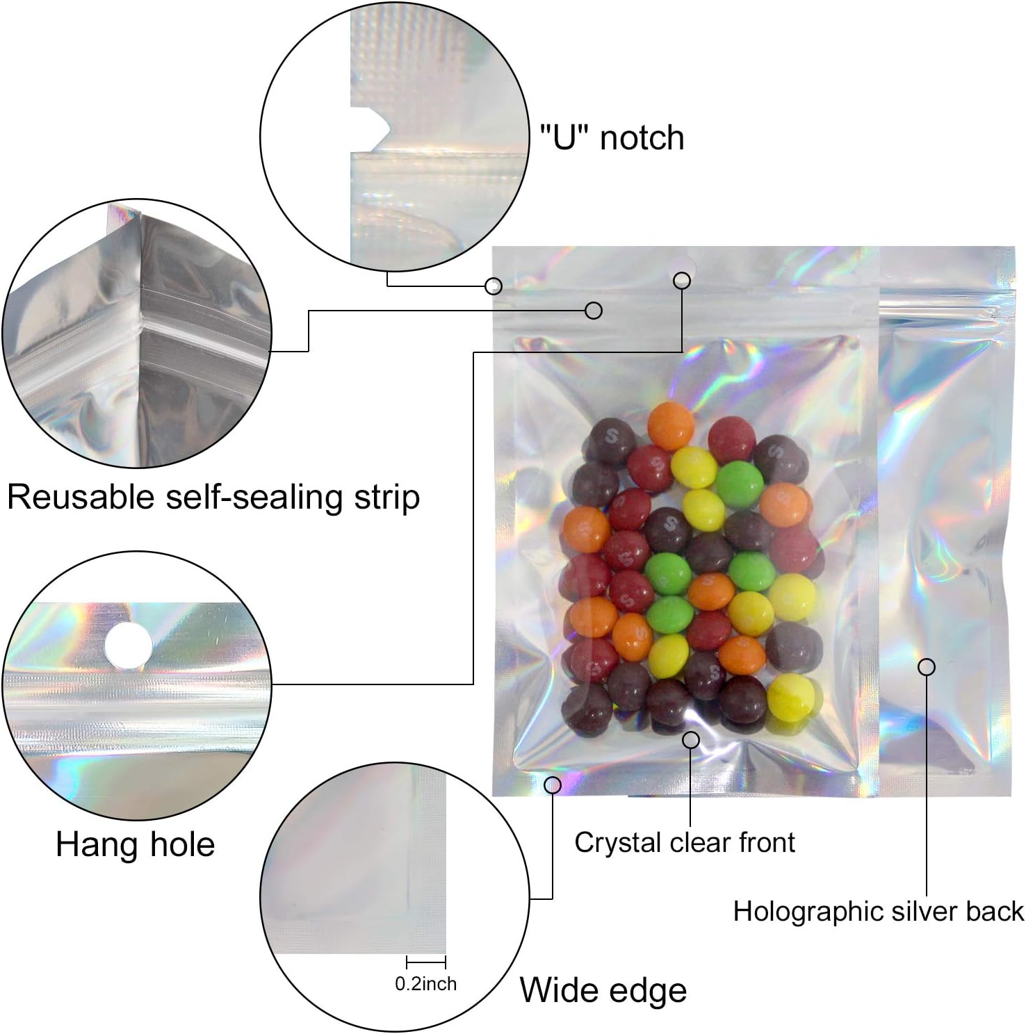 ถุงปิดผนึกด้วยเลเซอร์50/10ชิ้น - Food Storage Ziploc Bags บทวิจารณ์และราคา