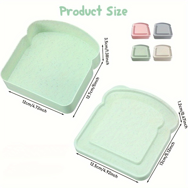 กล่องเบนโตะ 1 ชิ้น, ภาชนะแซนวิ - Food Storage Plastic Containers With Lids บทวิจารณ์และราคา