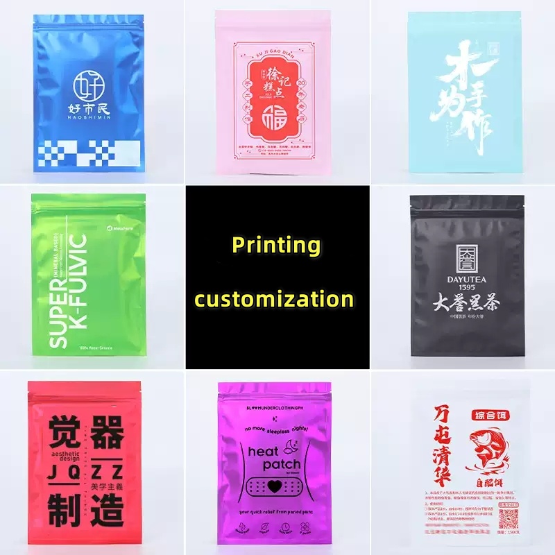 100 ชิ้น ถุงซิปล็อคฟอยล์หลากสี - Food Storage Ziploc Bags บทวิจารณ์และราคา