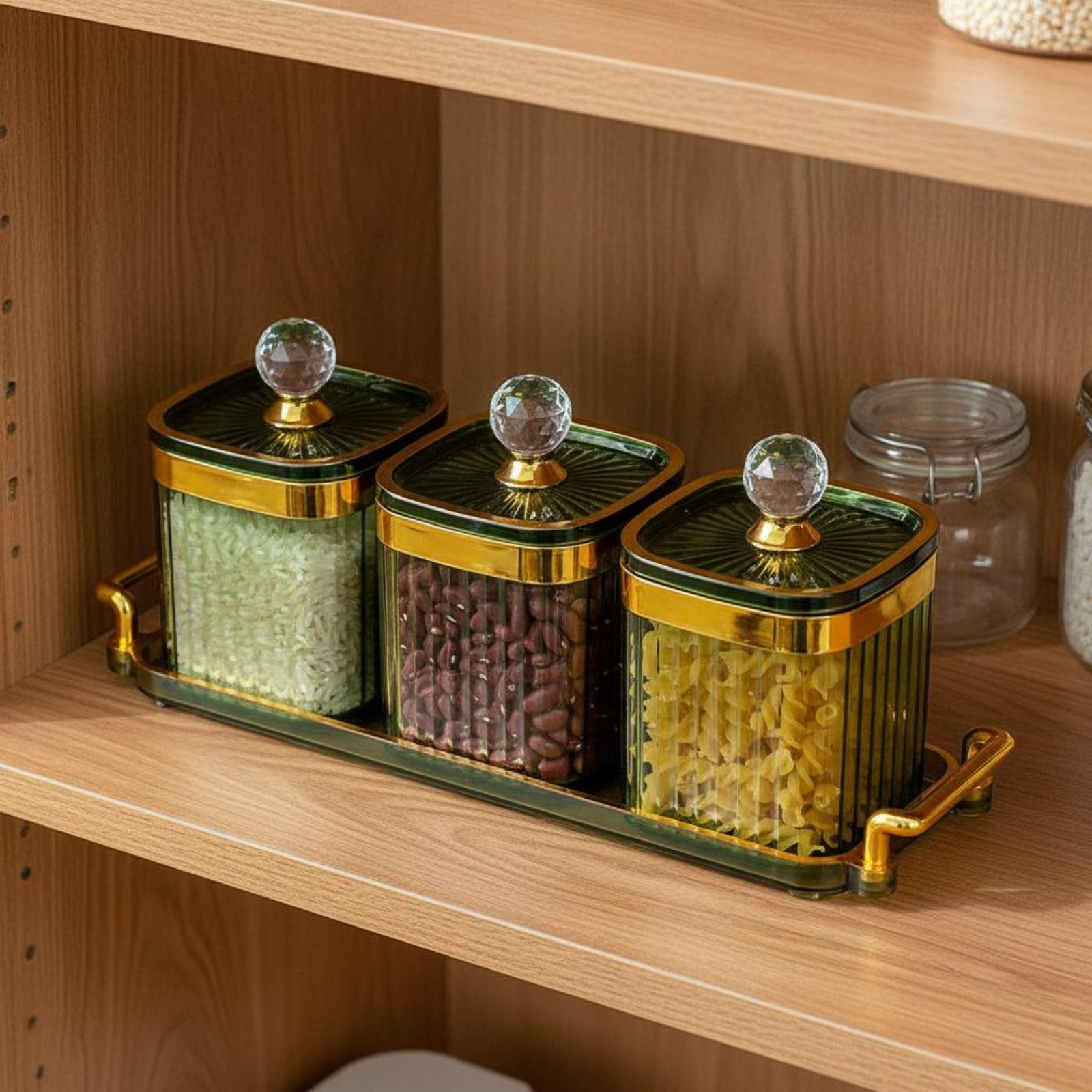 ชุดกล่องขนมตกแต่งพร้อมฝาปิดสนิ - Food Storage Containers Set บทวิจารณ์และราคา