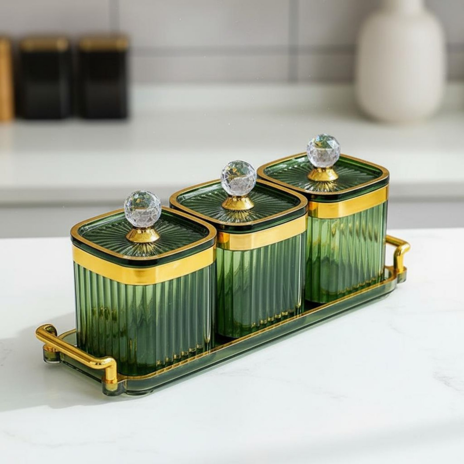 ชุดกล่องขนมตกแต่งพร้อมฝาปิดสนิ - Food Storage Containers Set บทวิจารณ์และราคา