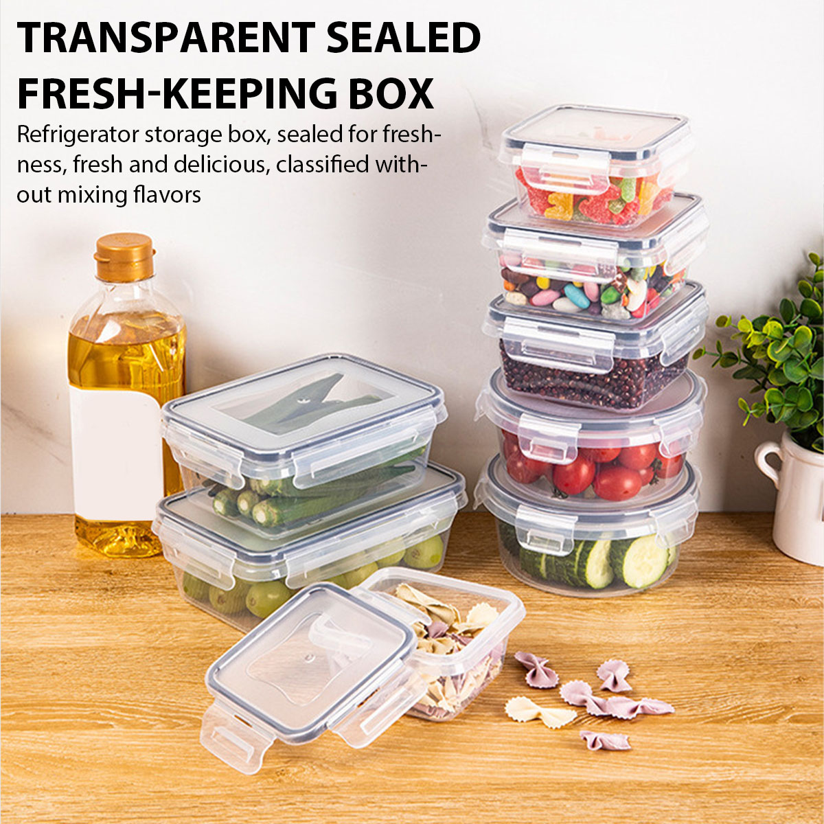 ชุดกล่องเก็บอาหาร 24 ชิ้น/ชุด  - Food Storage Containers Set บทวิจารณ์และราคา