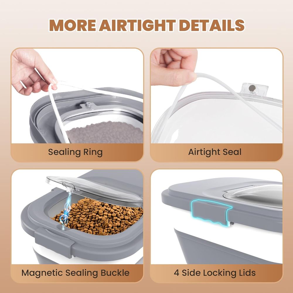ภาชนะเก็บอาหารสุนัขแบบปิดสนิท, - Food Storage Large บทวิจารณ์และราคา