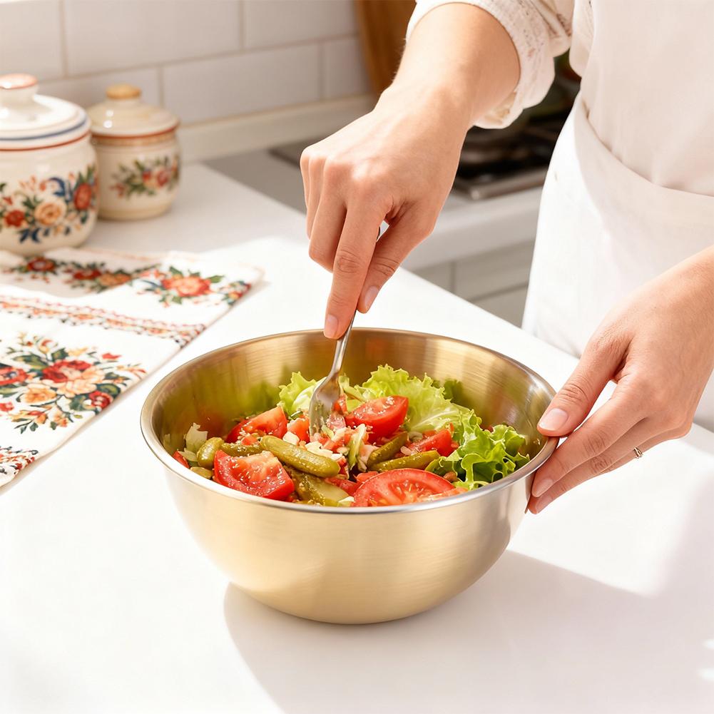 ชามสลัดสแตนเลสสีเงินขนาด 17 ซม - Food Storage Meals บทวิจารณ์และราคา