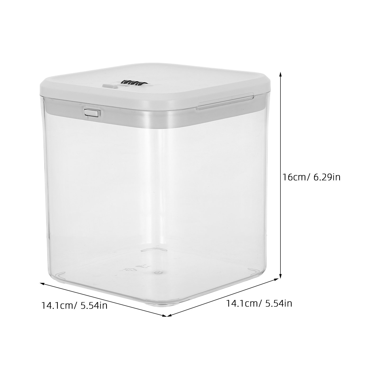 กล่องล็อคใสพร้อมรหัสป้องกันเด็ - Food Storage With Lock บทวิจารณ์และราคา