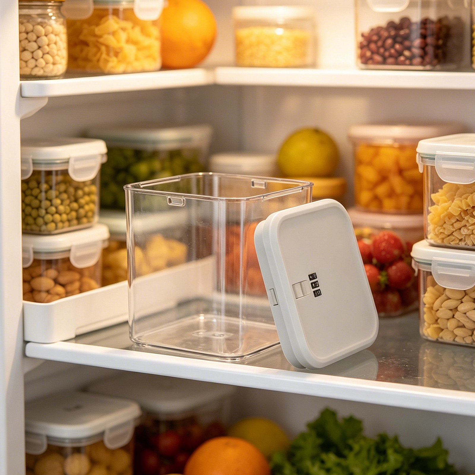 กล่องล็อคใสพร้อมรหัสป้องกันเด็ - Food Storage With Lock บทวิจารณ์และราคา