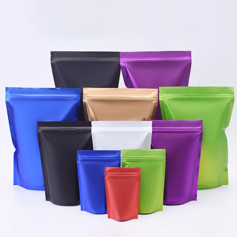 100 ชิ้น Custom Matt สําเร็จรู - Food Storage Ziploc Bags บทวิจารณ์และราคา