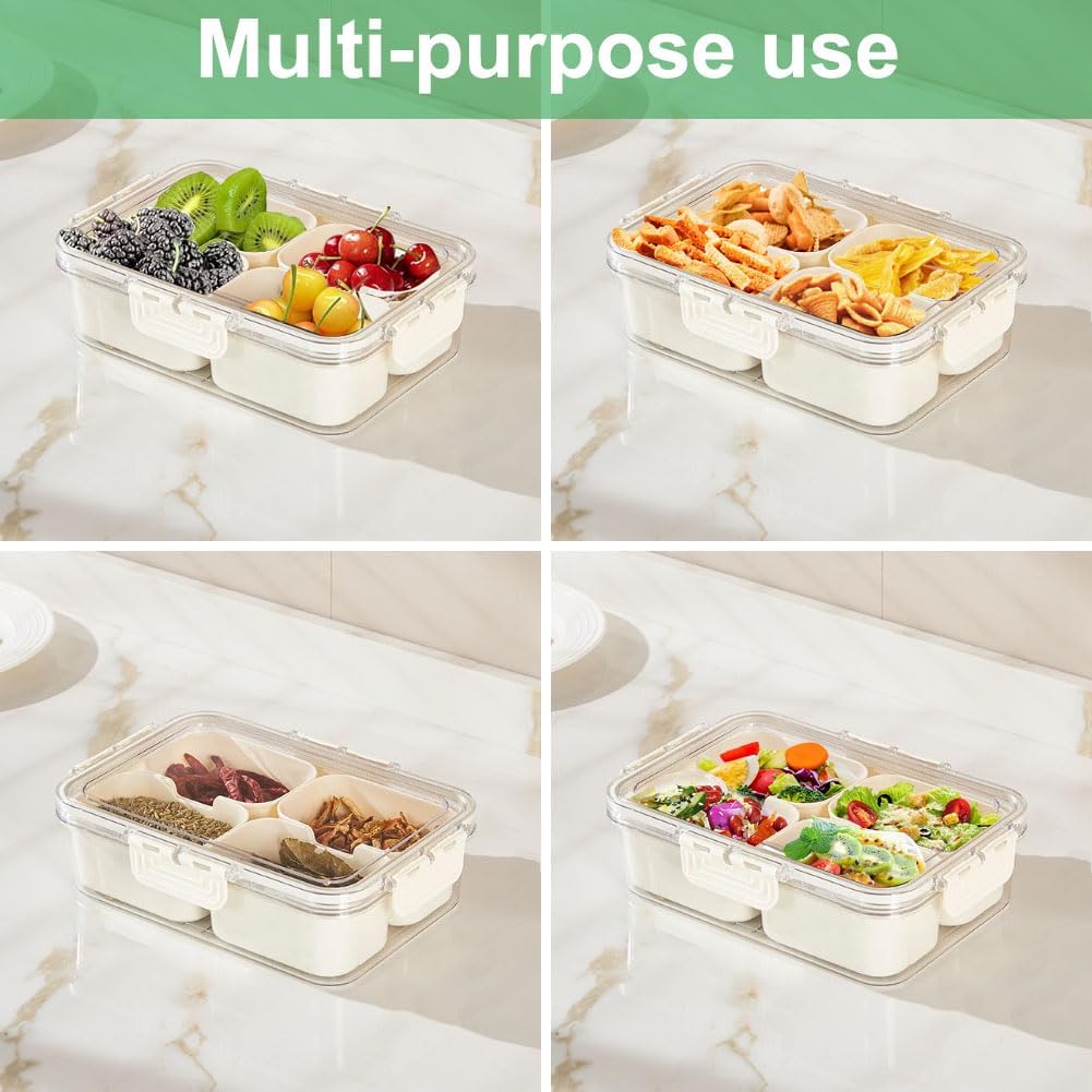 กล่องเก็บอาหารแบบพกพา, กล่องเก - Food Storage With Compartments บทวิจารณ์และราคา