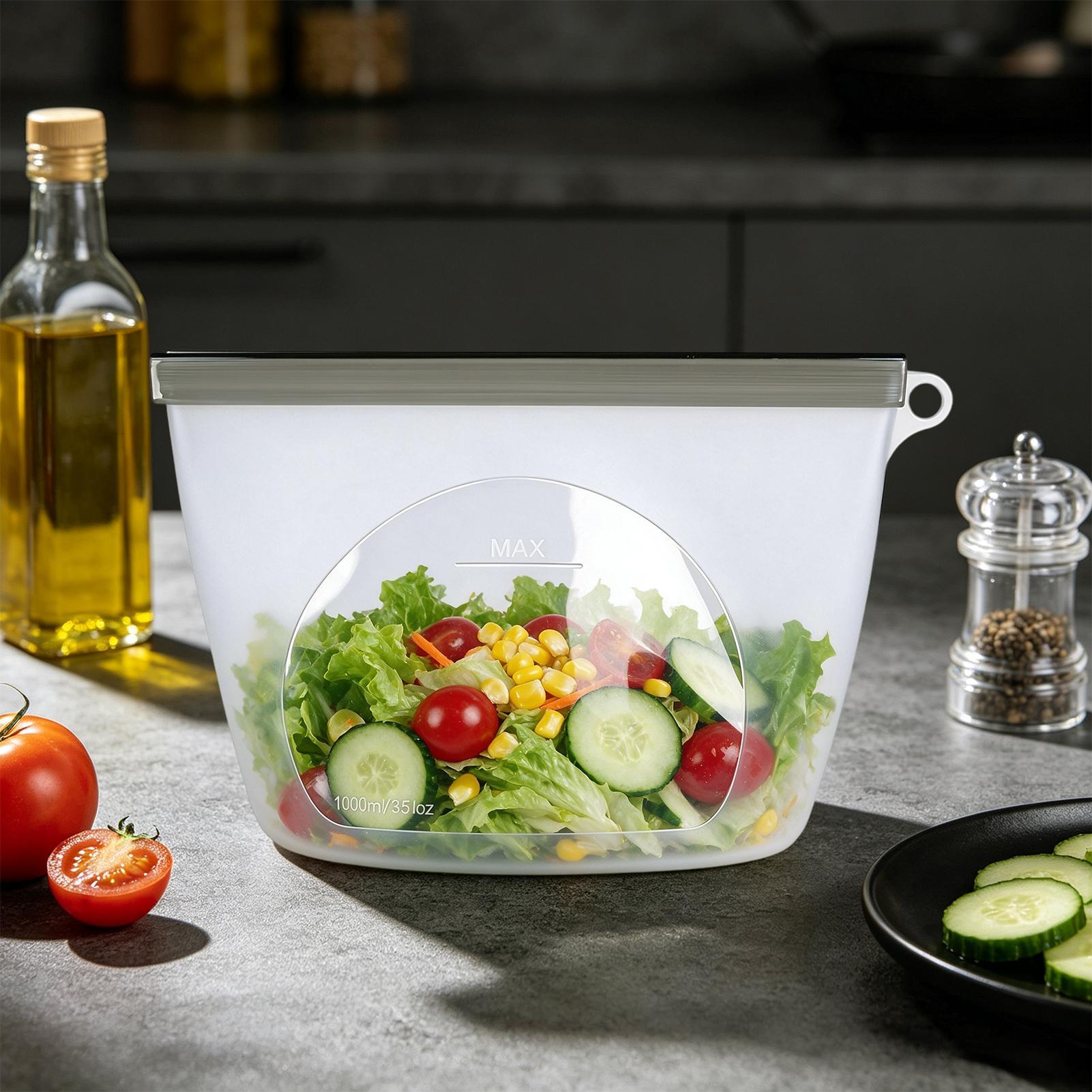 ถุงเก็บอาหารแบบใช้ซ้ำได้ ภาชนะ - Food Storage Ziploc Bags บทวิจารณ์และราคา