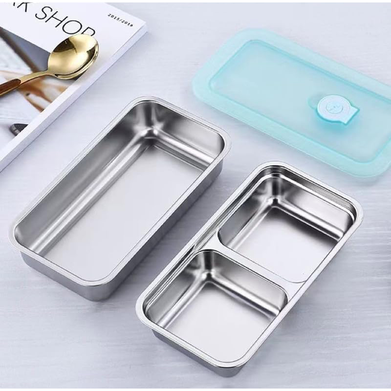 สแตนเลสแบบพกพาสดกล่องอาหารคอนเ - Food Storage Box Stainless Steel บทวิจารณ์และราคา