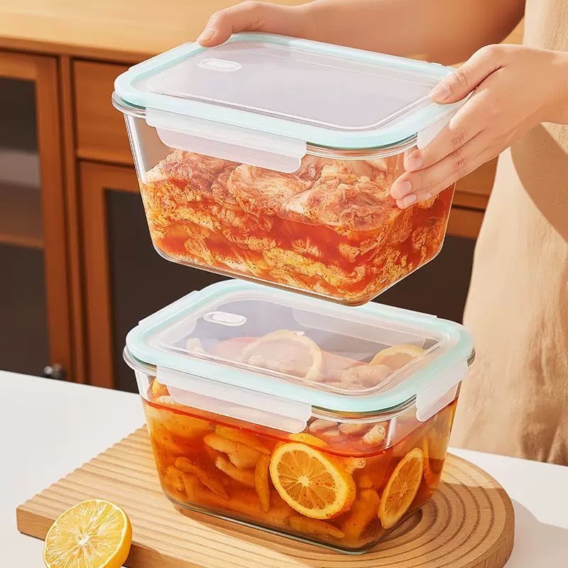 กล่องเก็บอาหารแก้วขนาดใหญ่พร้อ - Food Storage Large บทวิจารณ์และราคา