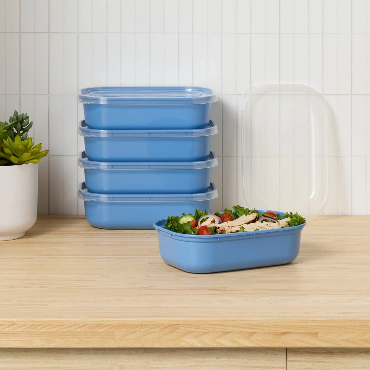 ชุดกล่องพลาสติกสำหรับเตรียมอาห - Food Storage With Compartments บทวิจารณ์และราคา
