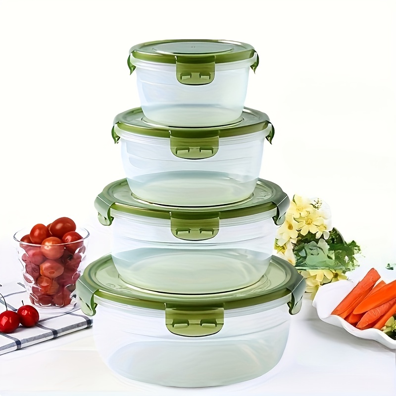 ภาชนะเก็บอาหารพลาสติก 4 ชิ้น ก - Food Storage Meals บทวิจารณ์และราคา