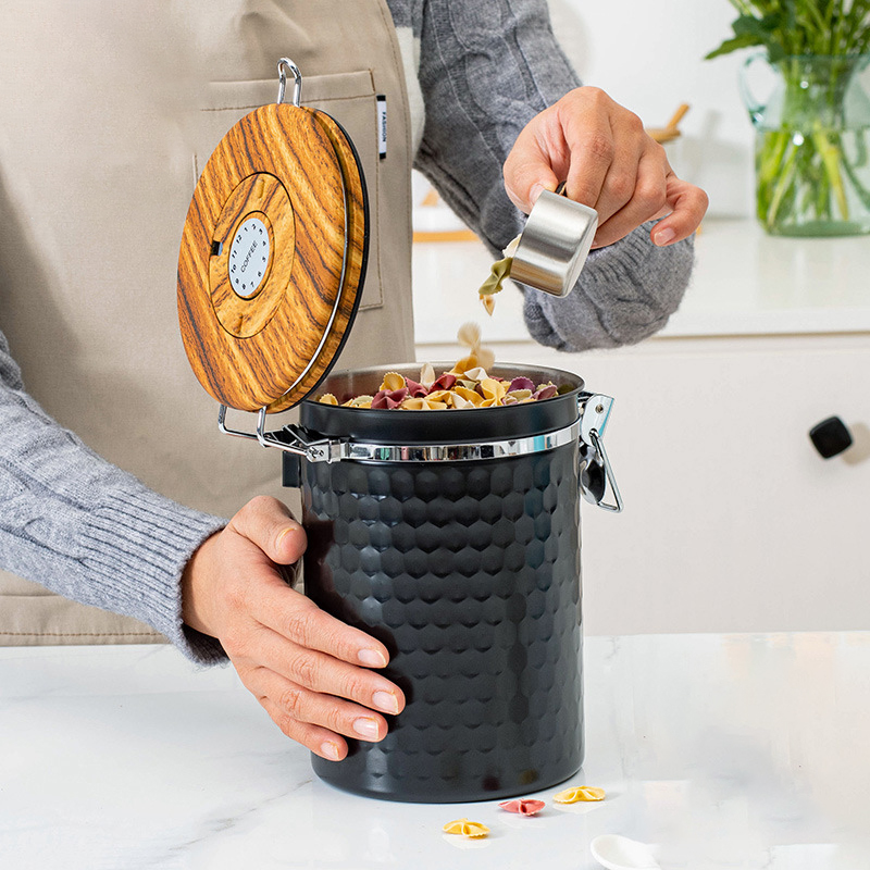 กระป๋องเก็บกาแฟสแตนเลสสำหรับคร - Food Storage Canister บทวิจารณ์และราคา