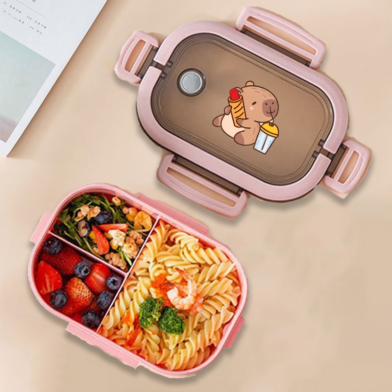 กล่องข้าวกลางวันลายคาปิบาร่า ล - Food Storage Meals บทวิจารณ์และราคา