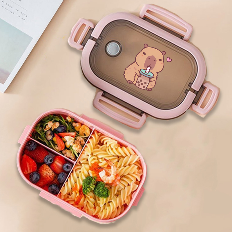 กล่องข้าวกลางวันลายคาปิบาร่า ล - Food Storage Meals บทวิจารณ์และราคา