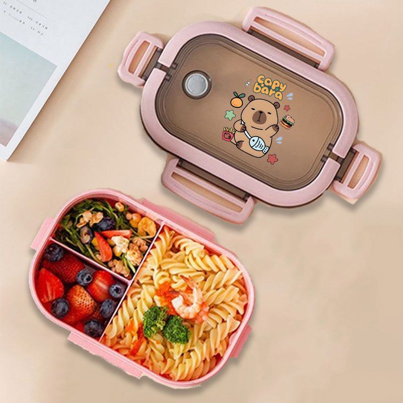 กล่องข้าวกลางวันลายคาปิบาร่า ล - Food Storage Meals บทวิจารณ์และราคา