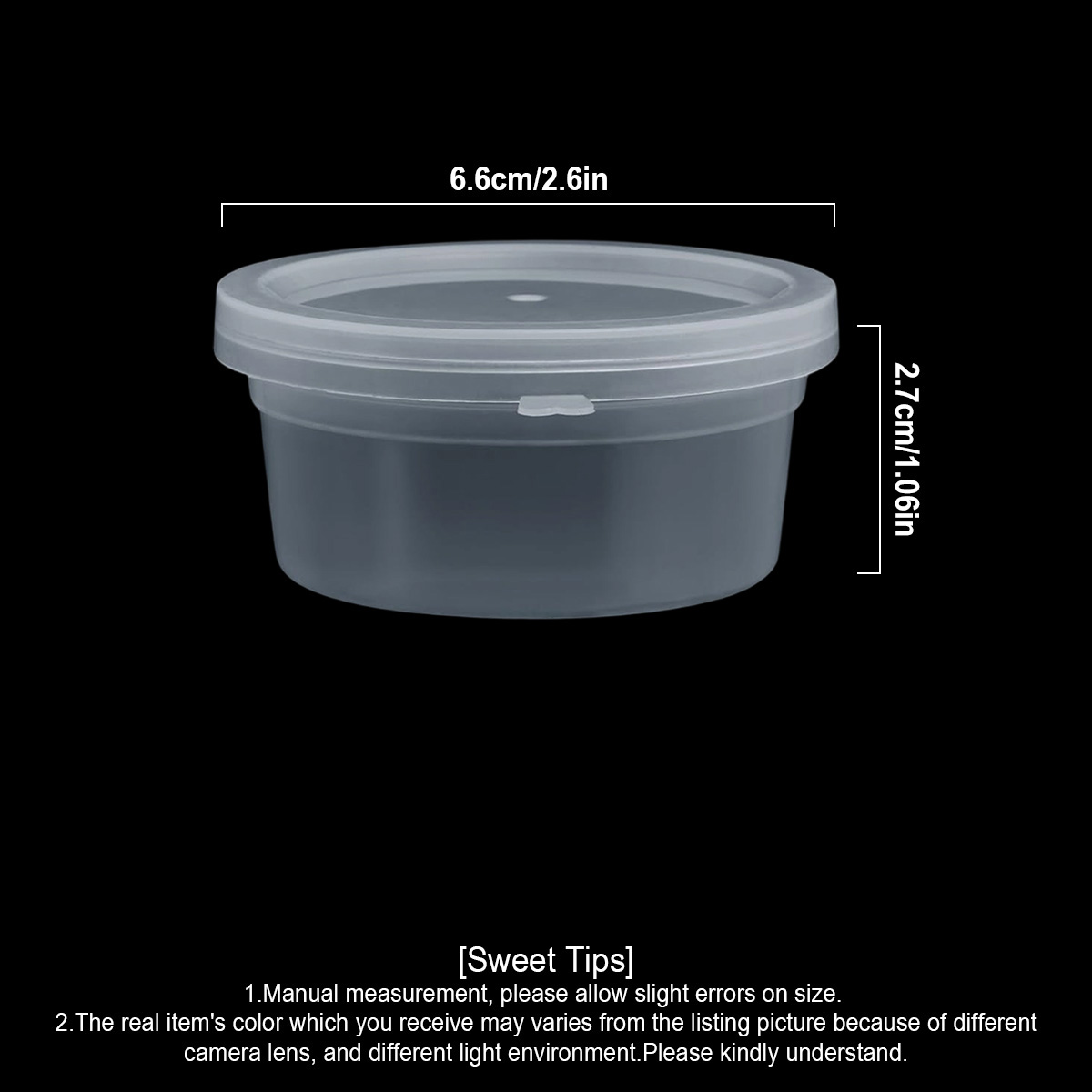 10/20/40 แพ็ค ภาชนะใส่สไลม์ขนา - Food Storage Plastic Containers With Lids บทวิจารณ์และราคา