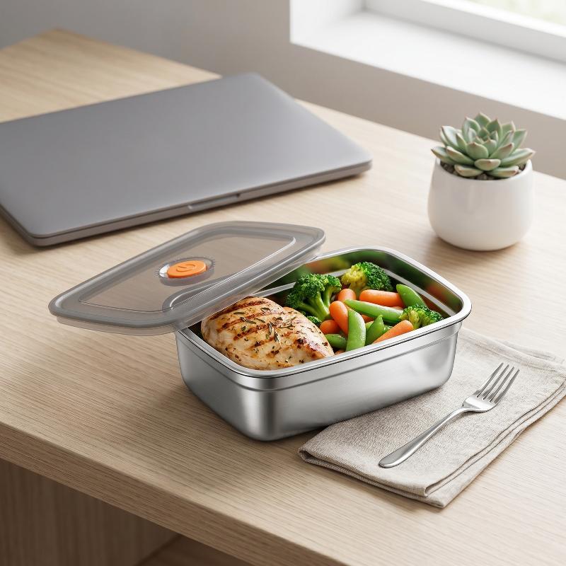 กล่องอาหารกลางวันแคมป์ปิ้งสแตน - Food Storage Box Stainless Steel บทวิจารณ์และราคา
