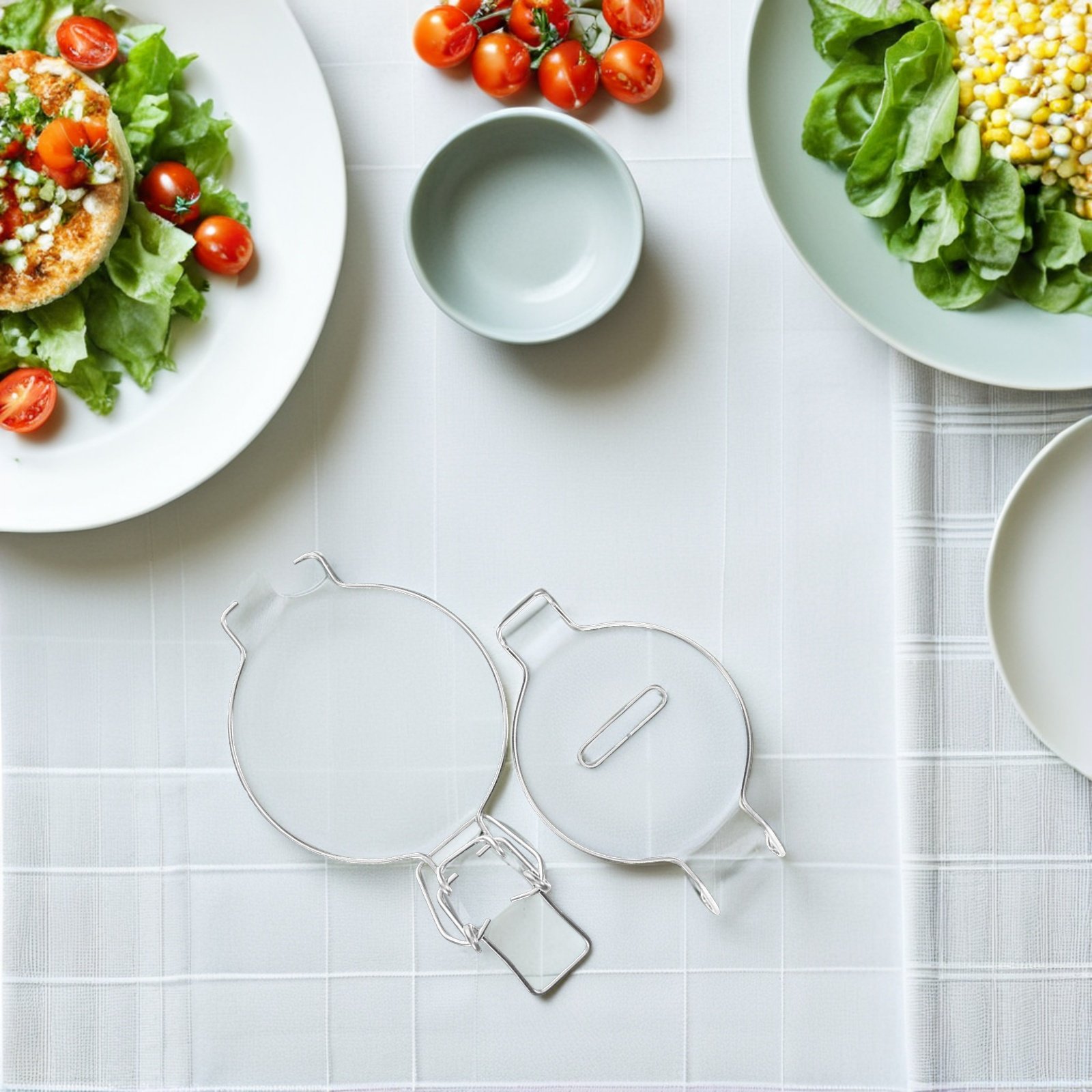 คลิปล็อคฝาขวดแก้วสแตนเลส 4 ชิ้ - Food Storage With Lock บทวิจารณ์และราคา