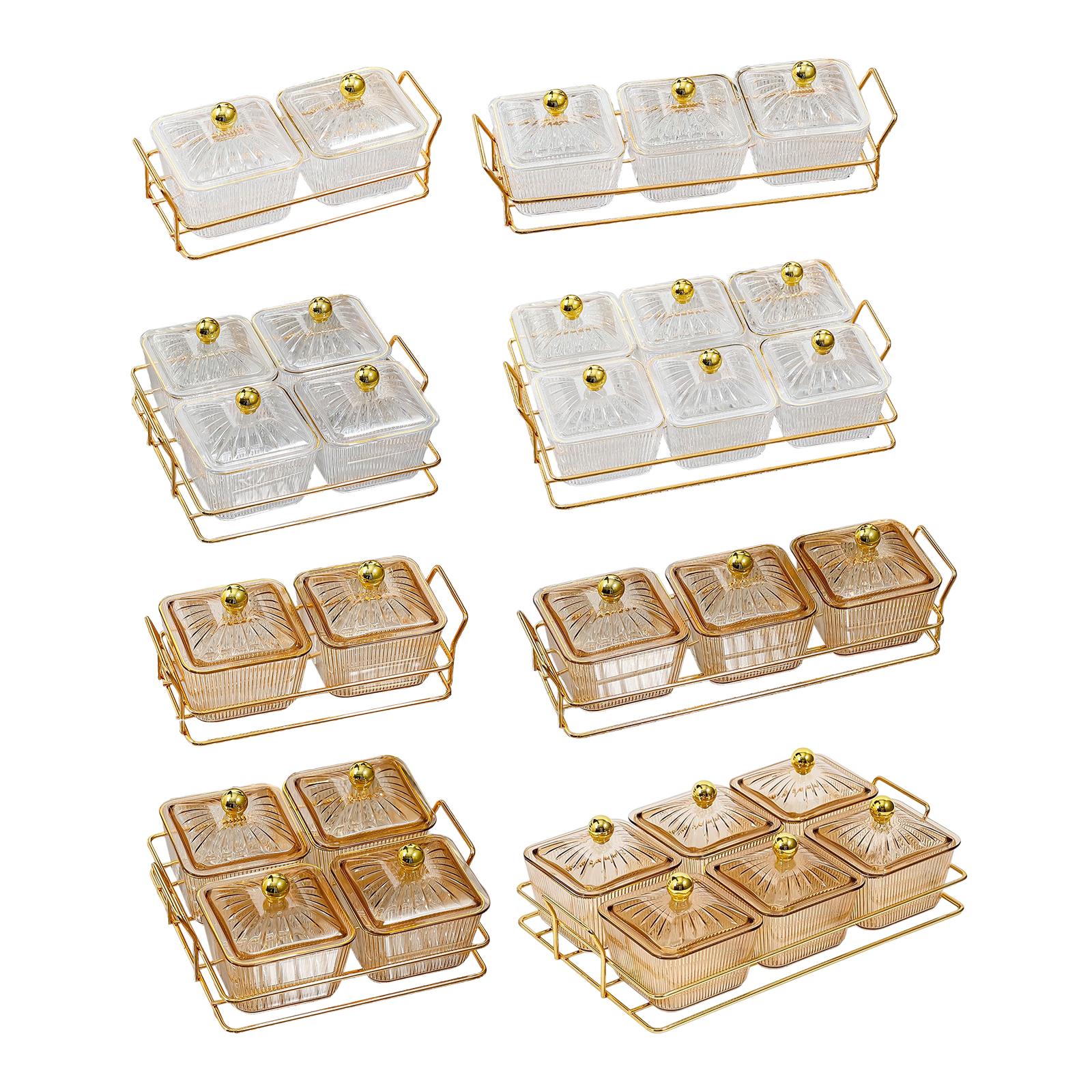 ถาดแบ่งเสิร์ฟพร้อมฝาปิดสุดสร้า - Food Storage Dividers บทวิจารณ์และราคา