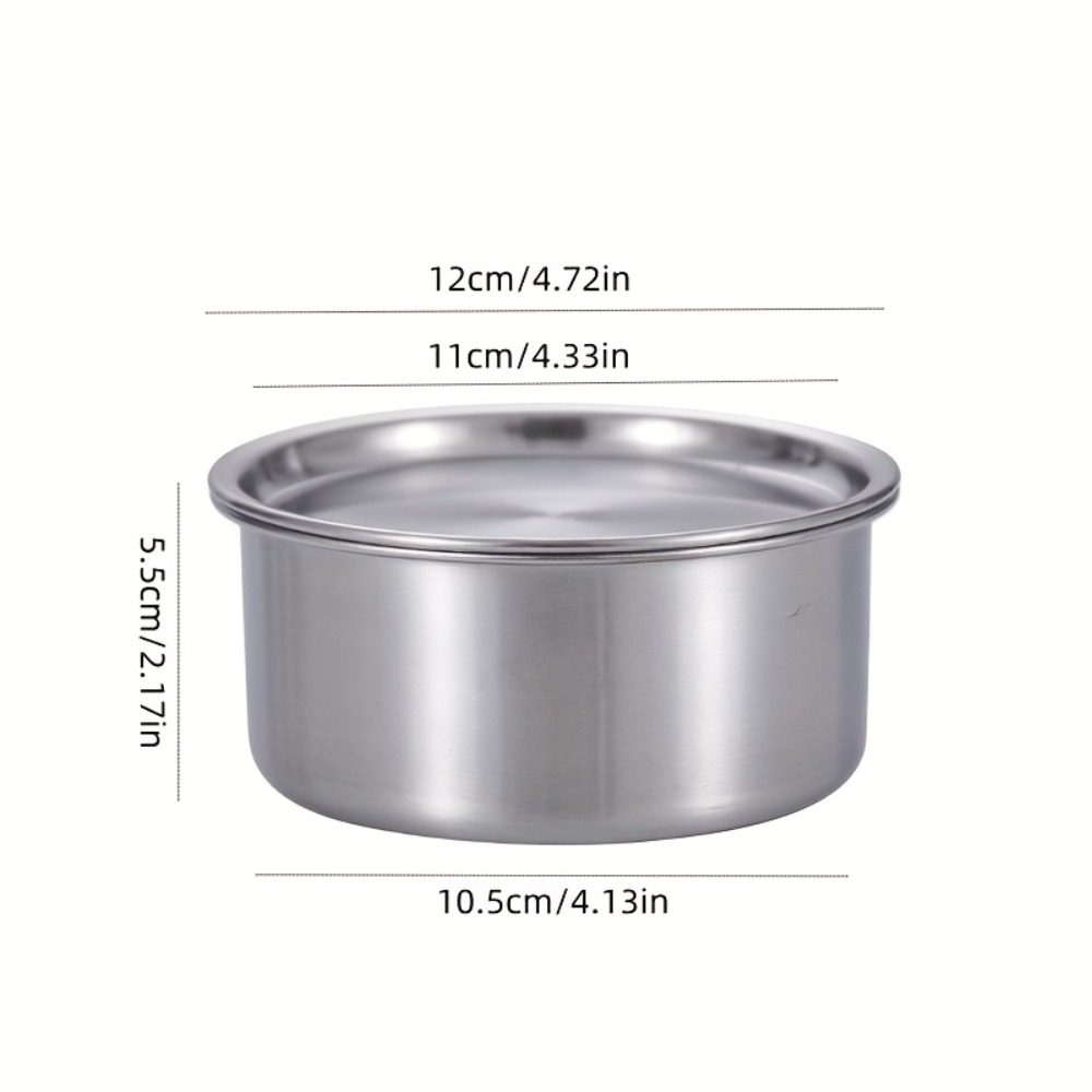 ถ้วยสแตนเลส 304 พร้อมฝาปิด สำห - Food Storage Meals บทวิจารณ์และราคา