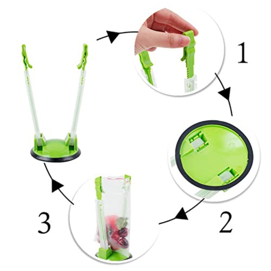 Baggy Rack - ชุด 8 ชิ้น, คลิปห - Food Storage Ziploc Bags บทวิจารณ์และราคา