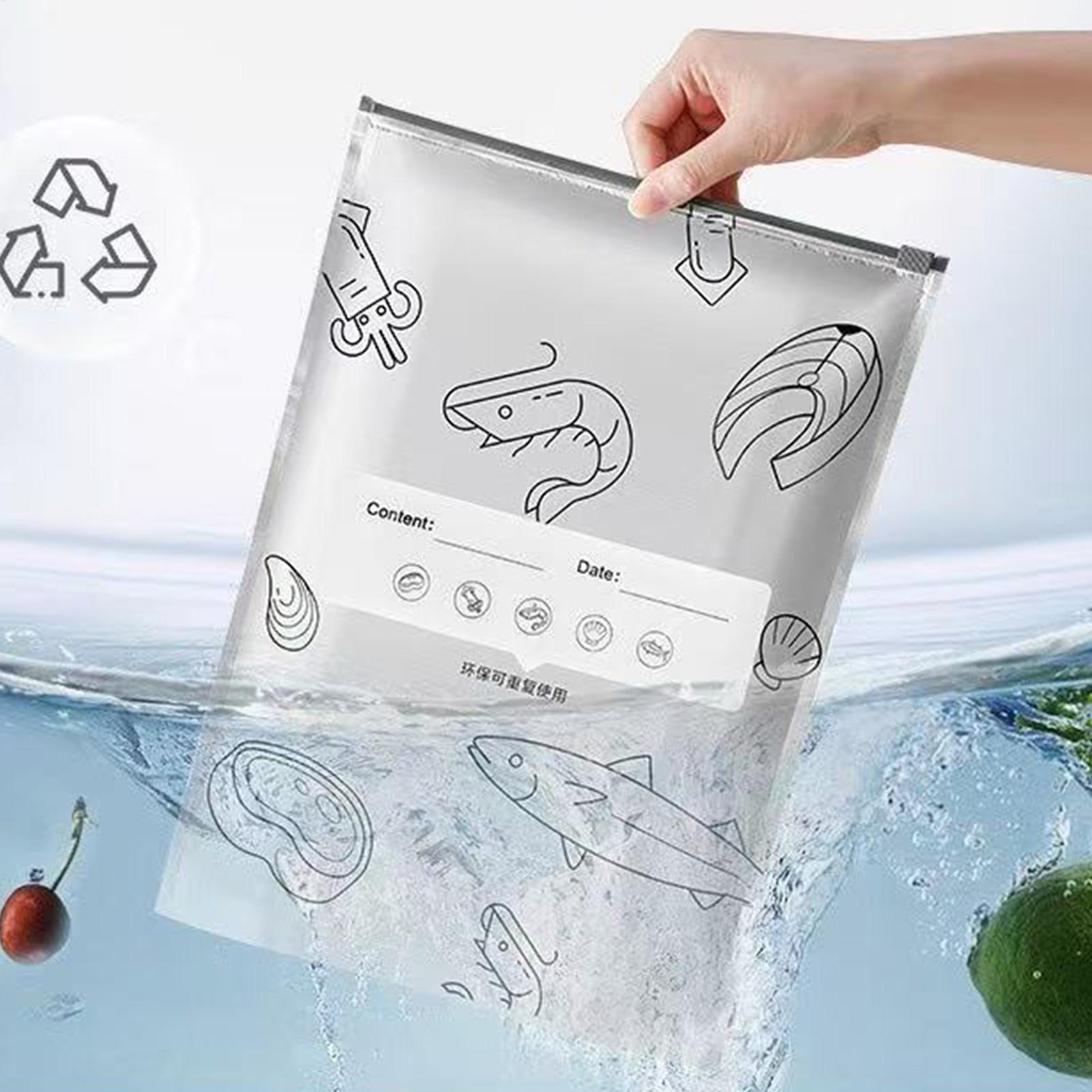 ถุงฟอยล์อลูมิเนียมใส่อาหาร 30  - Food Storage Ziploc Bags บทวิจารณ์และราคา